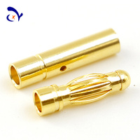 Connecteurs banane Amass GC3010-M/F 3,0 mm mâle/femelle en cuivre pur plaqué or, IP40, pour câblage, 15A, 500V, pour modèles
