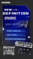 Cylinder Head and Block Assembly DURATORQ4D22 2.2T Ford Engine V362 Diesel Bare Engine for Ford Transit 12 JMC
