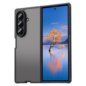 Matte Skin Cảm Giác Chống Sốc Trong Suốt <span class=keywords><strong>TPU</strong></span> PC Lai Cứng Acrylic Cover Quay Lại Trường Hợp Điện Thoại Cho Samsung Galaxy Z Gấp 7 - Product Image 1