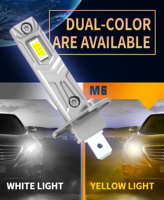 Ampoules de phare LED LANSEKO M6 MINI H1 H3 880 881 avec puces LED GC-7535 3000LM PCB en cuivre pour phares de voiture Feux antibrouillard