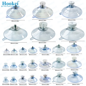 Ventouse en PVC anti-UV de qualité industrielle avec vis à molette pour vitrine extérieure et verre de chambre froide - Product Image 5