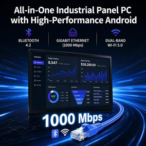 Computadora Todo en Uno de 21.5 Pulgadas con Pantalla Táctil Android 12, Panel PC Industrial con Soporte de Pared, RK3399, 4GB de RAM, 64GB de ROM, 1920*1080 IPS - Product Image 3