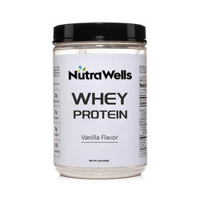 Nutrawells 1lb וניל אבקת חלבון מי גבינה למבוגרים חדר כושר להשתמש לא עבור בני נוער - Product Image 1