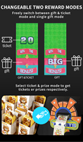 Máquina de Juego de Redención de Premios con Doble Boleto y Jackpot Misterioso Oculto, Apilable, con Bonificación Extra, Operada con Monedas, Equipo de Entretenimiento Arcade