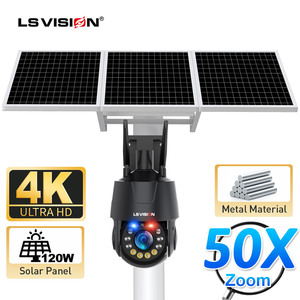 Ls tầm nhìn 50x Zoom <span class=keywords><strong>HD</strong></span> ngoài trời không thấm nước <span class=keywords><strong>IP</strong></span> 66 đầy đủ màu sắc tầm nhìn ban đêm CCTV 4G Wifi điện tử Kim Loại năng lượng mặt trời powersecurity máy ảnh - Product Image 3