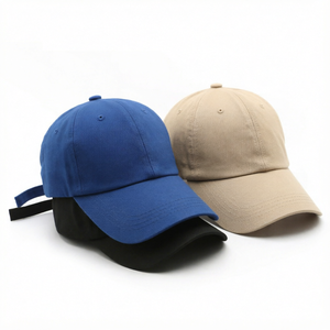 Cotton Twill <b>Baseball</b> <b>Cap</b> Adjustable 6 Panel Dad Hat Casual Outdoor Sports Curved Brim Lightweight Breathable Everyday Headwear - Product Image 1