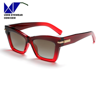 Lunettes de soleil œil de chat personnalisées OEM TR90 UV400 polarisées pour adultes unisexes, taille 53-20-143, fournisseur direct d'usine
