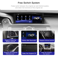 Untuk Lexus IS 13-17 Versi Mouse/Versi Knob Layar 10.25 inci Pemutar Multimedia 8-core DSP Terintegrasi