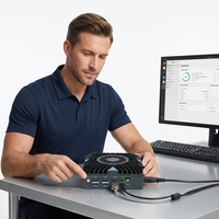 Prix usine I3/I5 8e/10e génération Nas boîtier Quad Gigabit LAN 6 USB 3.1 M.2 emplacements Mini Pc sans ventilateur pour pare-feu VPN serveur matériel