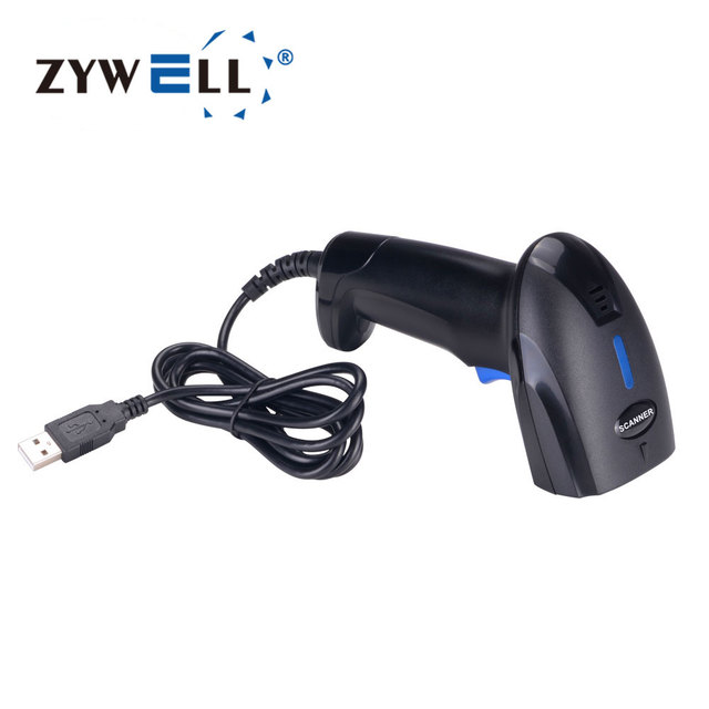 Handheld Barcode Scanner 1D 2D Wired Wireless Barcode Scanner Cheap Barcode Reader in Stock