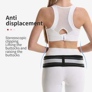 Cinturón de soporte de articulación sacroilíaca de neopreno personalizable, soporte de compresión de cadera ajustable y cinturón pélvico para articulación SI - Product Image 5