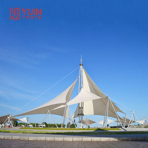Outdoor Waterproof Pvdf Ptfe Tensile Membrane Structure Landscape <b>Shed</b> Manufacturing Plant - Product Image 3