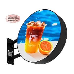 P2.5 tampilan layar LED TV bundar dalam ruangan luar ruangan warna penuh Logo kustom <span class=keywords><strong>Display</strong></span> bulat LED iklan - Product Image 1