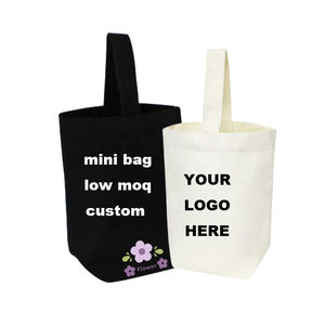 Promotional Canvas Shopping Tote Bag Custom Small Mini Tote Bag for Kids Reusable Cotton Blank Sublimation Tote Bag Handbag