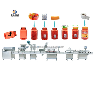 Linea di Produzione Multifunzionale in Acciaio Inox Completamente Automatica per Conteggio di Gomme da Masticare, Caramelle, Compresse e Capsule - Product Image 1