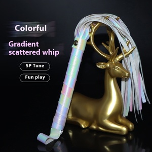 Vui Vẻ Đầy Màu Sắc Dành Cho Người Lớn Quan Hệ Tình Dục Đồ Nội Thất Lỏng Lẻo Nhỏ Da Whip Thế Hệ Maid Sp Công Cụ Cho Tóc Loại Bỏ Và Đánh Rắm Nhét - Product Image 2