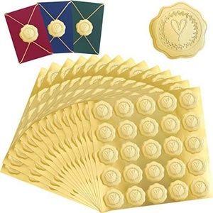 Waterproof Glossy Stylus Self-Adhesive Die Cut Gift & Craft Label <b>Paper</b> Circular Labels 45mm Gold Silver <b>Red</b> Colors Sticker - Product Image 5