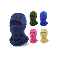 Masque de ski cagoule de protection solaire UV en gros d'usine hommes femmes doublure de casque de moto de vélo personnaliser cagoule masque facial