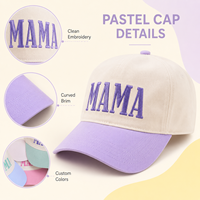 Dymf Ingrosso Cappelli da Baseball per Mamma con Visiera Curva Multicolore, Gorras De Beisbol per Regalo di Riunione Familiare, Cappellini Snapback