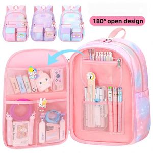 <b>Lightweight</b> Oxford 1-6 Grade Female Students' <b>Backpack</b> Waterproof Children <b>Backpack</b> Rainbow Refrigerator Design Schoolbag - Product Image 1