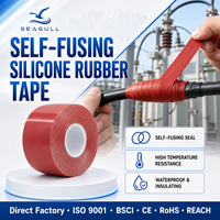Ruban isolant électrique en caoutchouc silicone auto-amalgamant, haute résistance diélectrique, étanche, pour l'isolation des raccords de câbles