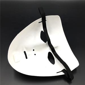 Maschere Jabbawockeez in Plastica <span class=keywords><strong>Bianca</strong></span> per <span class=keywords><strong>Halloween</strong></span>, <span class=keywords><strong>Maschera</strong></span> Integrale per Uomo e Donna, Stile Hip Hop - Product Image 4