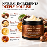 Fournisseur Vérifié – Crème Corporelle Hydratante et Nourrissante au Beurre de Karité Parfumée pour Hommes, Peaux Sèches, Soin Quotidien, Marque Privée