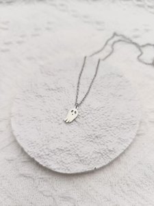 אופנתי 18 קאראט מצופה זהב 18k שרשרת זהב חינם שרשרת boo זהב מתנה לחג המולד שלה מתנה לחג המולד שלה - Product Image 5