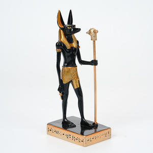Religioso antiguo dios egipcio estatua Anubis perro Dios ornamento Horus guardián Dios recuerdo resina viaje compañero regalo momia - Product Image 4