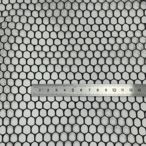 Đen 60gsm thoáng khí và chống rách 100% Polyester vải lưới cho túi lưu trữ túi bóng và hàng rào lưới vải - Product Image 6