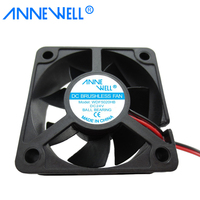 Ventilateurs de refroidissement à flux axial à roulement à billes en cuivre à entraînement électrique sans balais WDF5020BL 2 pouces 24v Dc 5020
