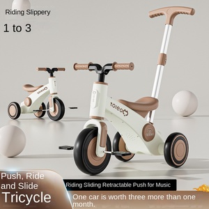 <span class=keywords><strong>Triciclo</strong></span> para Niños Doublecare 3 en 1, Bicicleta de Equilibrio con Música y Manillar Ajustable para Niños de <span class=keywords><strong>18</strong></span> <span class=keywords><strong>Meses</strong></span> a 5 Años - Product Image 2