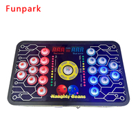 Distributeur automatique de bonbons Funpark Hit Beans avec musique et lumières, jeu de billets de loterie pour 2 joueurs, fonctionne avec des pièces de monnaie, personnalisable, adapté aux enfants
