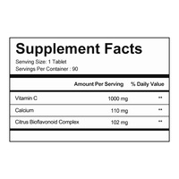 Vitamine C 1000mg Comprimés Ovulés Soutien Immunitaire Adulte Antioxydant Santé de la Peau Acide Ascorbique Haute Concentration OEM Marque Privée Alimentaire