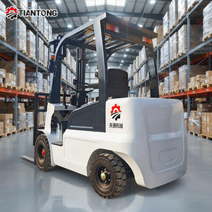 Forklift Listrik 2 Ton, Baterai Lithium, Penumpuk <span class=keywords><strong>Pallet</strong></span> untuk Gudang Ritel, Penanganan Kargo Ringan - Product Image 2