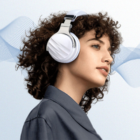 Casque d'écoute sans fil ANC Hybrid Active Noise Cancelling Premium Over-Ear Bluetooth Headset