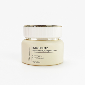 Tùy Chỉnh Nhãn Hiệu Riêng Mỹ Phẩm Container Nắp Màu Trắng 50G Cơ Thể Dưỡng Da Bơ Sang Trọng Thủy Tinh Mỹ Phẩm Lọ Có Nắp Đậy Và Hộp - Product Image 6