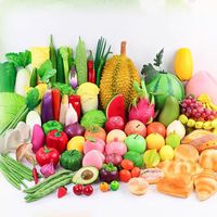 Simulación de frutas de plástico naranjas plátanos limas manzanas para el hogar Cocina fiesta fotografía Prop boda uso decorativo