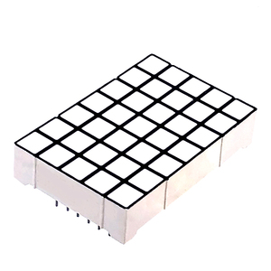 Naranja 5x7 Matriz de puntos cuadrada Led matriz 5x7 - Product Image 4