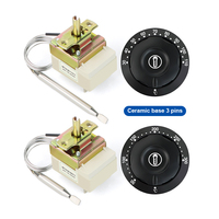 Interrupteur de contrôle de température pour four non intelligent WYA30-110, thermostat à bouton rotatif 16A/250V