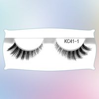 Personnalisable 3D Fibre Artificielle Pleine Bande Cils Pure Vegan Faux Cils Produit En Masse Pour Les Amateurs De Beauté
