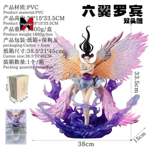 Figura de Nico <span class=keywords><strong>Robin</strong></span> de One Piece, Estatua de Anime JT Angel, Modelo de Seis Alas, Doble Cabeza, Regalo - Product Image 3