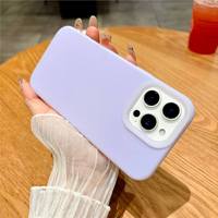 Coque en silicone liquide effet gelée pour iPhone 17, couleur unie simple, protection intégrale antichoc pour iPhone 16 15 14 13 12 11