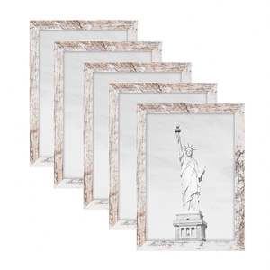 Marcos de Madera para Pósteres A4 y A3 para Fotos de 6x8 Pulgadas, Juego de 3/4/6 Negros con Impresión UV - Product Image 6