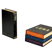 Impression de livres à couverture rigide à prix abordable, impression de romans avec bords pulvérisés personnalisés, dorure à chaud, logo en relief, procédé de marquage à chaud