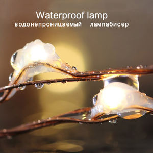 2m 6.56 英尺 LED 灯串 9 色童话灯 20LED 铜线 AA 电池供电的婚礼圣诞节派对装饰假日灯 - Product Image 4