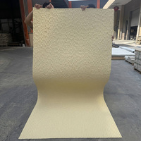 Panneau mural flexible en pierre imitation ardoise ignifuge, revêtement mince décoratif pour les encadrements de cheminées