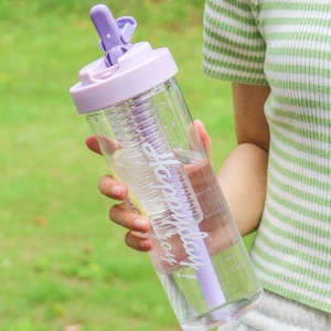 Decani Floral Tea <b>Mug</b> <b>Large</b> Capacity Straw Cup With Carrying Rope For Miss Back To School Spring 2024 - Product Image 3