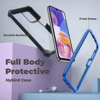 Nouvelles conceptions Coque de téléphone transparente en TPU+PC souple pour Samsung Galaxy S25Ultra S24 Coque de protection intégrale robuste transparente