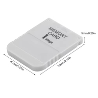 Untuk PS1 Kartu Microsd Memori 1MB, Flash Hemat Terjangkau dan Tahan Lama untuk Kartu Penyimpanan Data Pengontrol PS1